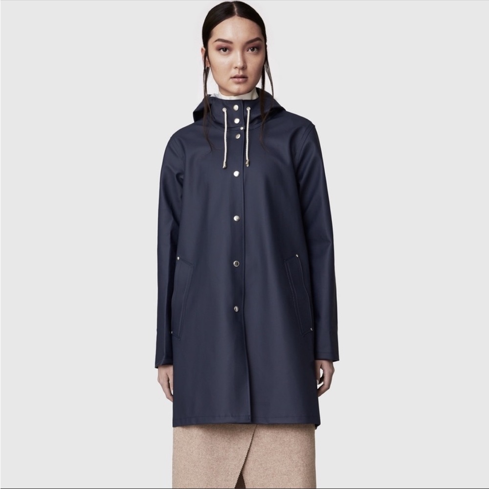Stutterheim Navy Women's Raincoat
